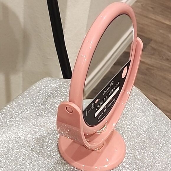 Danielle Creations Round 10X Magnification Vanity Tilt Mirror - Picture 4 of 7